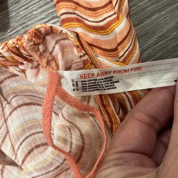 Urban Outfitters Out From Under Sand Dollar Romper in Orange XS - Picture 5 of 6